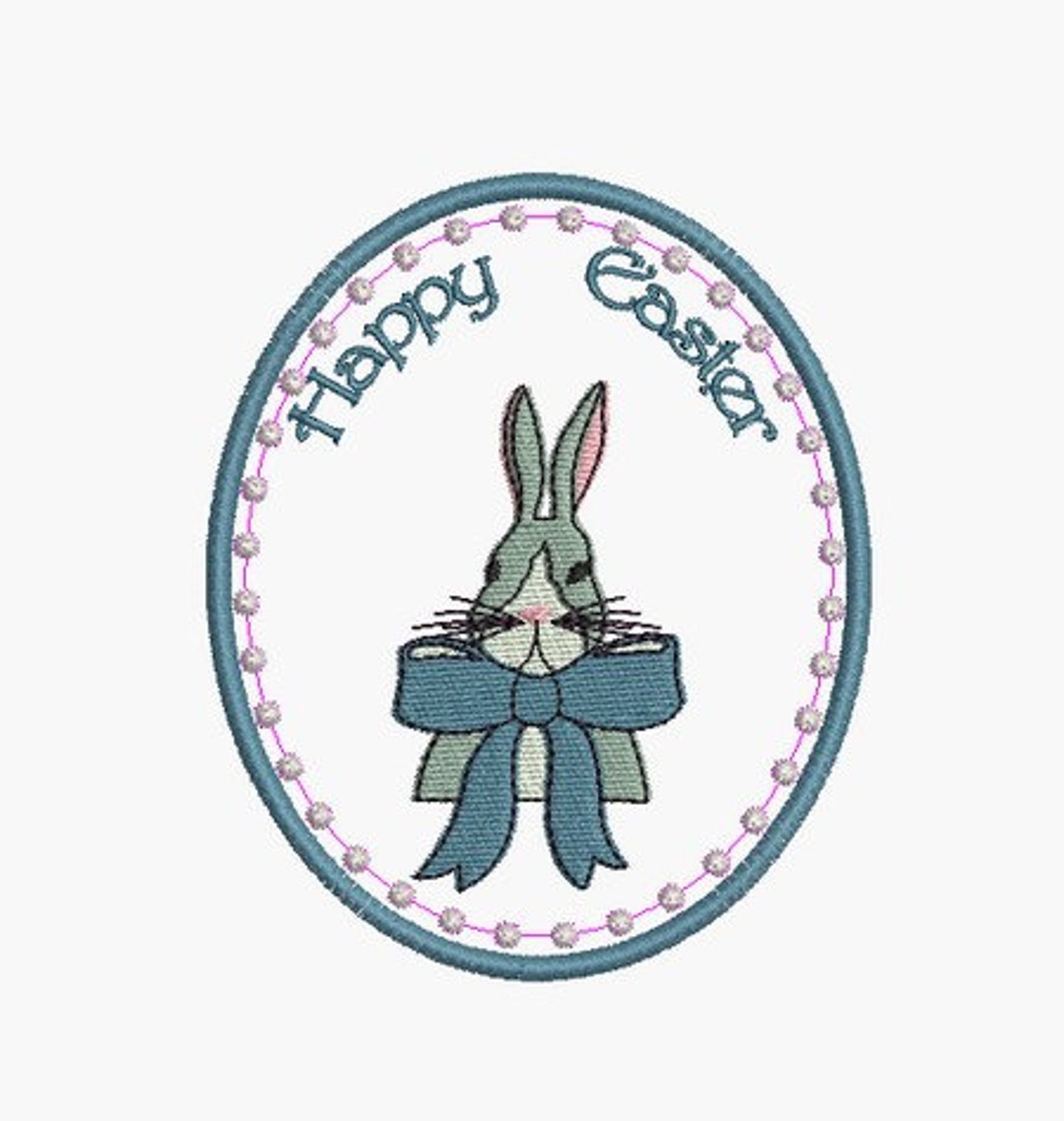 Instant Download Machine Embroidery Design Easter Bunny - Etsy