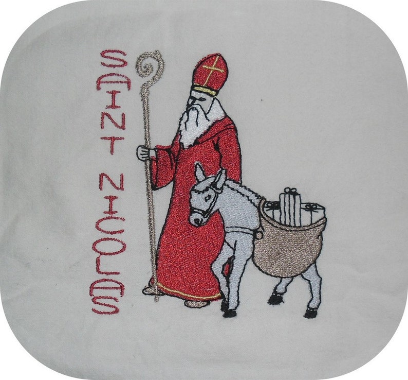 Instant Download embroidery design Saint Nicolas image 2