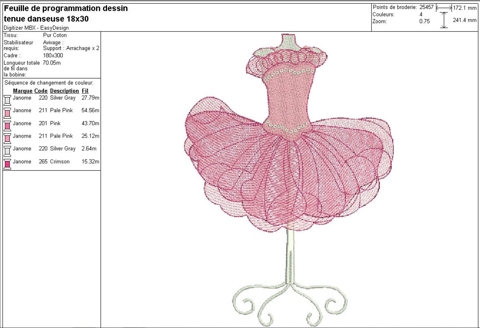 instant download machine embroidery design ballet dancer holding