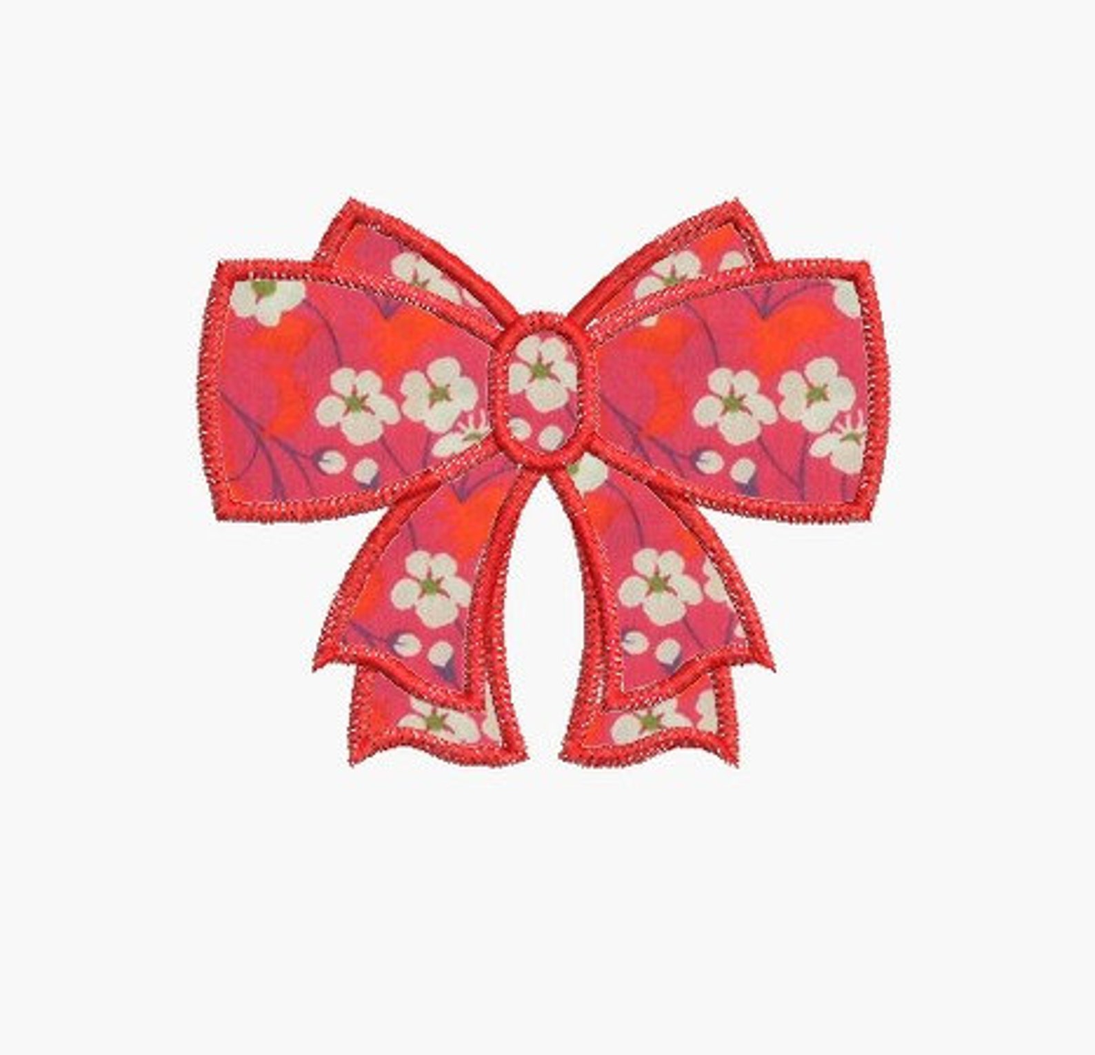 Instant Download Machine Embroidery Applique Double Ribbon - Etsy
