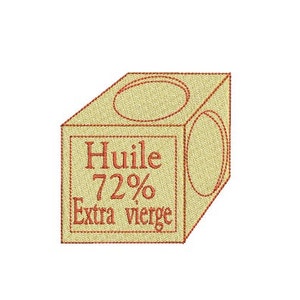 Instant download embroidery design  Marseille  The bar of soap
