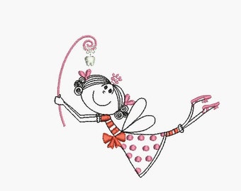 instant download embroidery  Tooth fairy