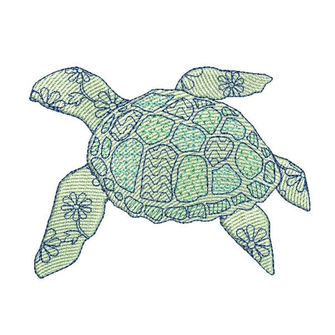 motif-de-broderie-machine-tortue-de-mer-etsy