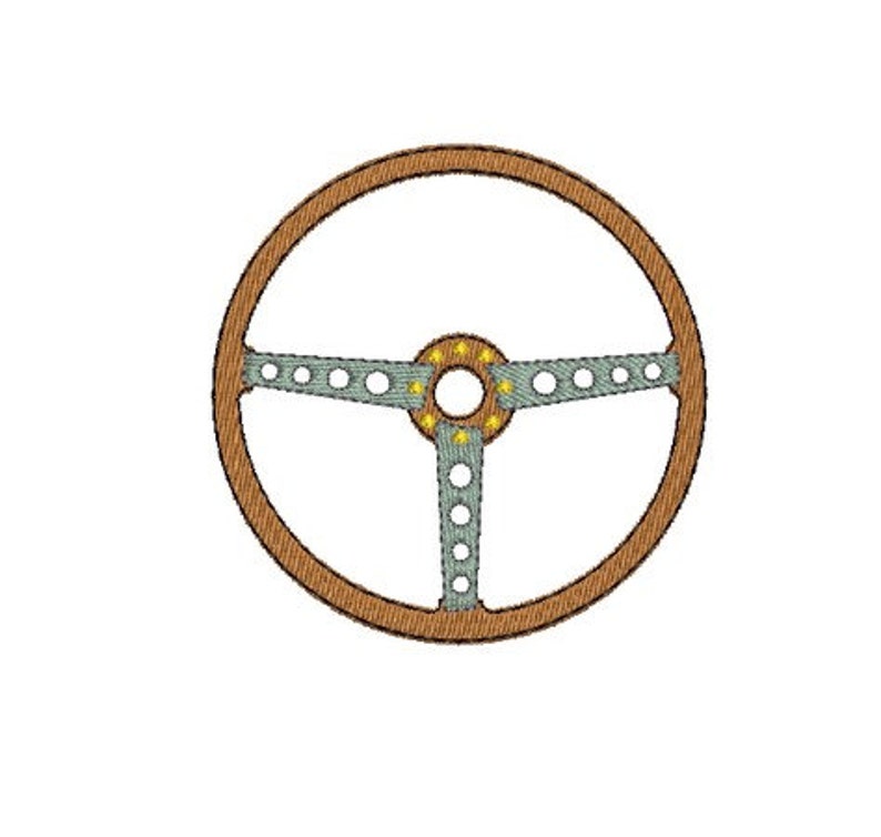 Instant Download Machine Embroidery Car Steering Wheel Etsy UK
