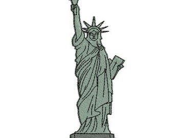 instant download embroidery  Statue of liberty