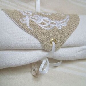 Instant download Machine Embroidery napkin ring image 4