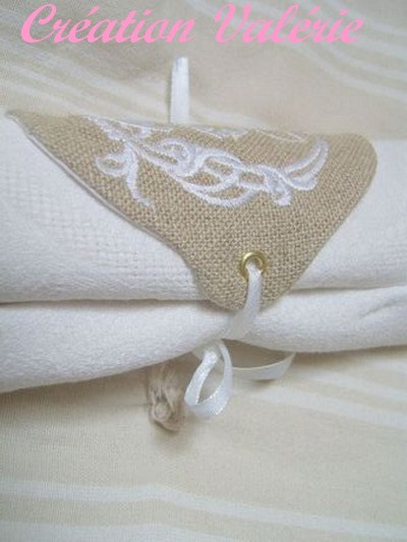 Instant download Machine Embroidery napkin ring image 4