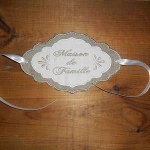 Instant download Machine Embroidery ITH napkin ring image 2