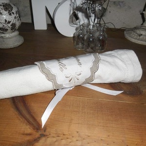 Instant download Machine Embroidery ITH napkin ring image 3