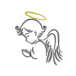 Instant Download Machine Embroidery Angel - Etsy