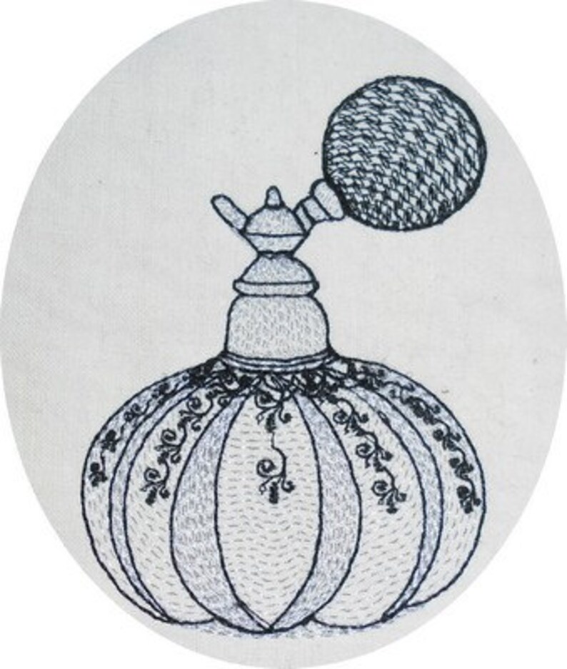 Instant Download Embroidery Design Perfume Bottle Collection Etsy