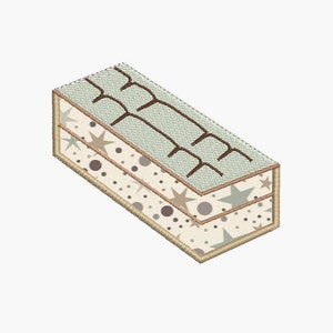 Sofortiger Download Machine Embroidery Design Applique Millefeuille Kuchen