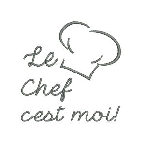 Sofortiger Download Maschine Stickerei Toque chef