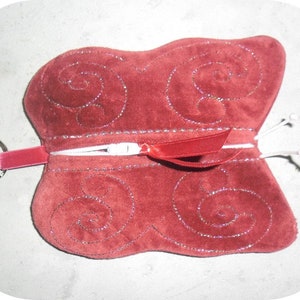 Descarga instantánea máquina de bordado kit zapatos de monedero ith