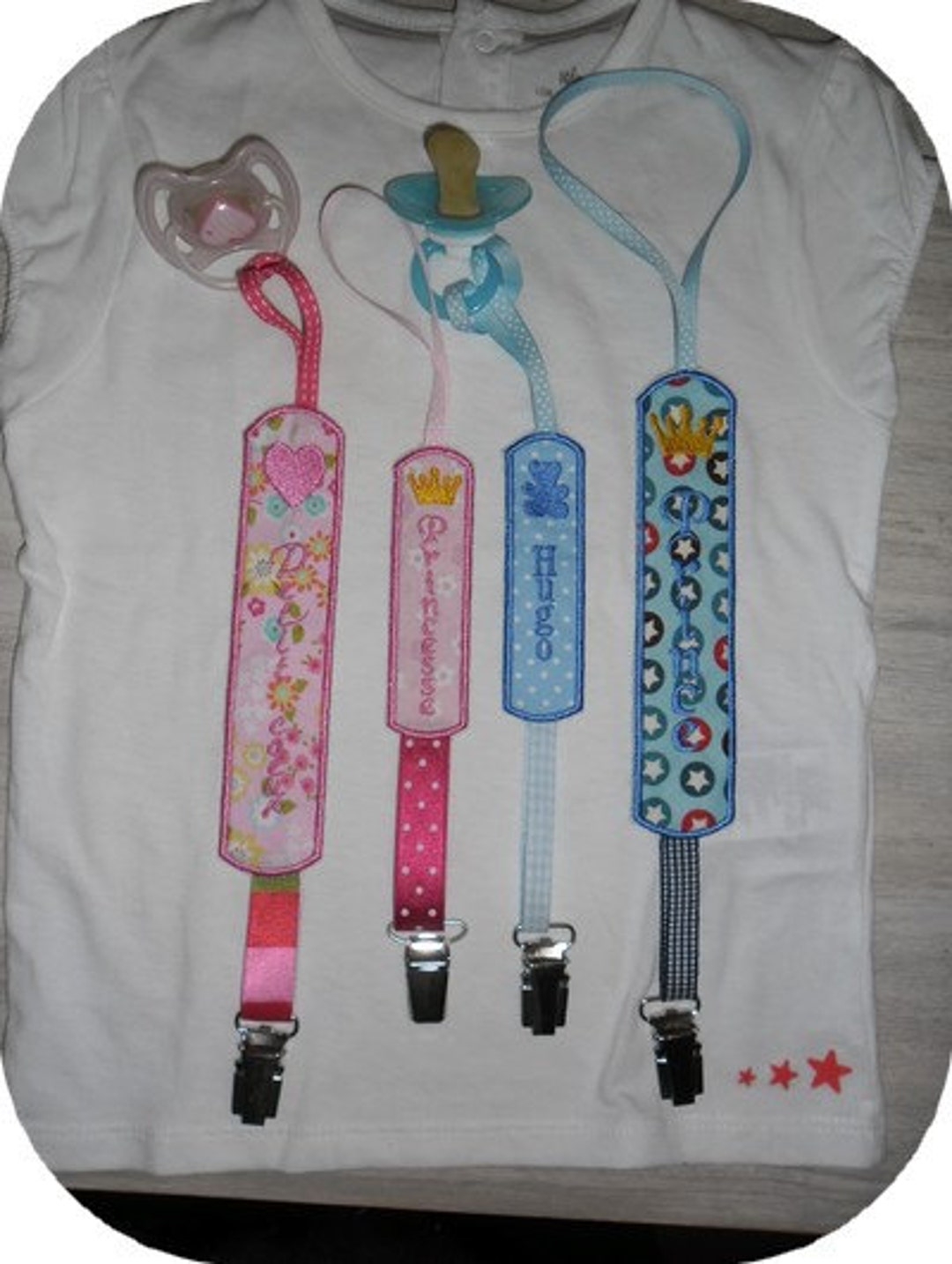 Instant Download Machine Embroidery ITH the Pacifier Holder - Etsy