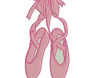 Instant download Machine  Embroidery  Dance shoes ballet