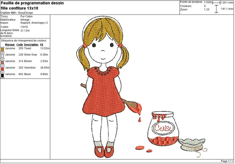 Instant download Machine Embroidery design Girl and her Etsy