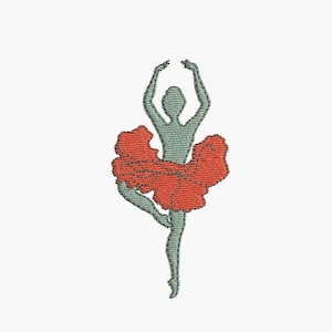 instant download embroidery  design Poppy dancer