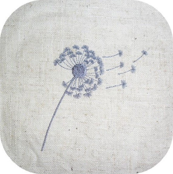 Instant Download Machine Embroidery Flower Dandelion - Etsy