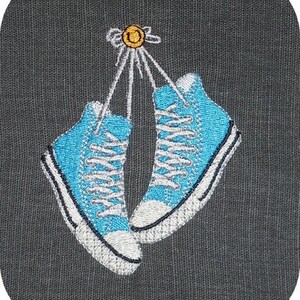 Instant download Machine Embroidery Top sneaker image 4