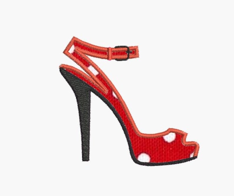 Inmediata Zapato De Bordado Diseño Descarga Alto Apliques Tacón vN8wOmn0