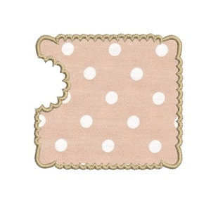 Sofortiger Download Machine Embroidery Applique Biscuit französischer Kuchen