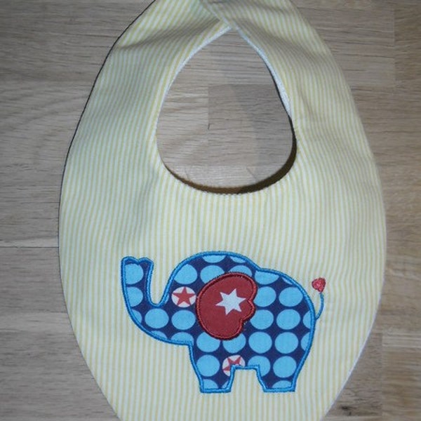 Instant download   Machine Embroidery  ITH Bandana bib