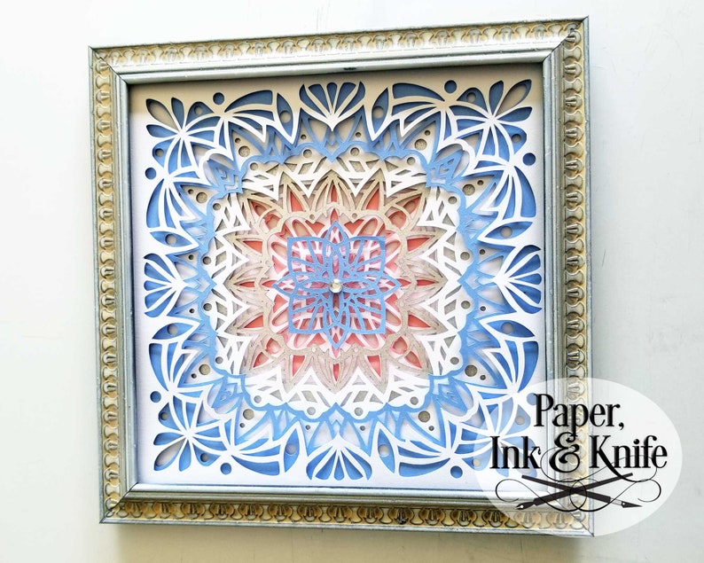 Free Free Layered Paper Mandala Art 74 SVG PNG EPS DXF File