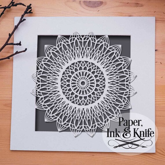 Download Magic Mandala Papercut Template Includes Pdf Cricut Svg Etsy