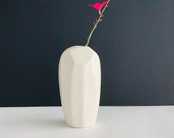 A Stunning Faceted Studio Art Ceramic Vase - Signed - from Bubbly Creek on Etsy