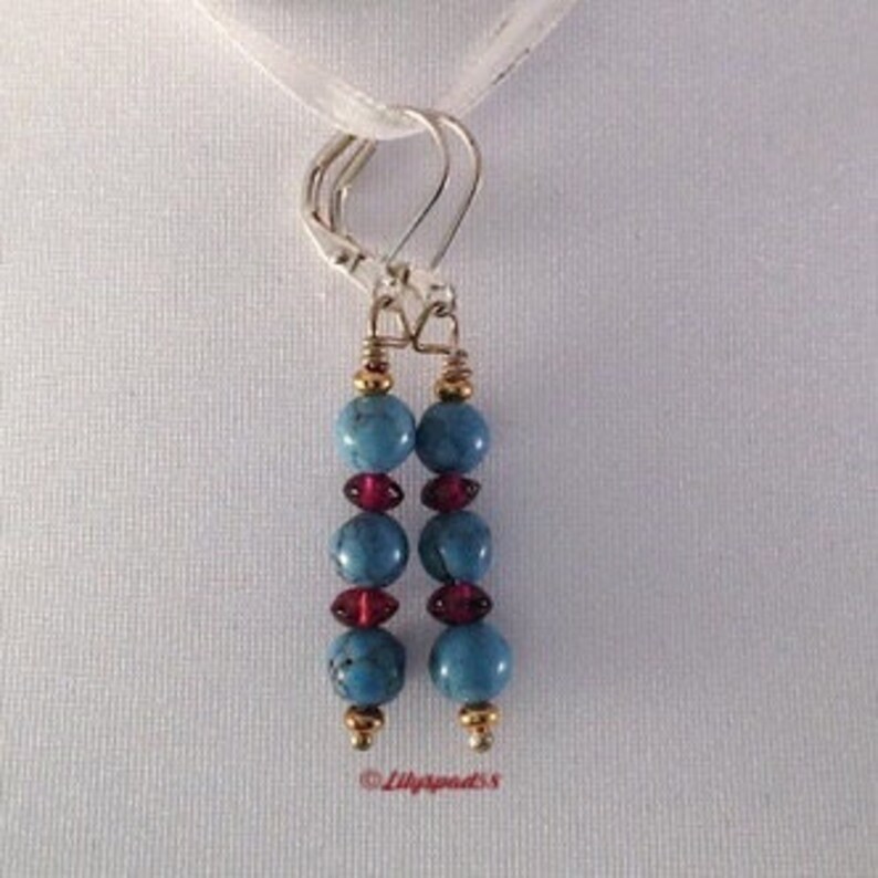 Gifts Under 50 Special Gift for Her Boho Bead Set Art Nouveau Style Natural Garnet Beads Southwest Style Artisan Made