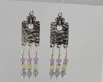 Jade Chandelier Earrings, Aesthetic Earrings, Nu Goth, Trending Now