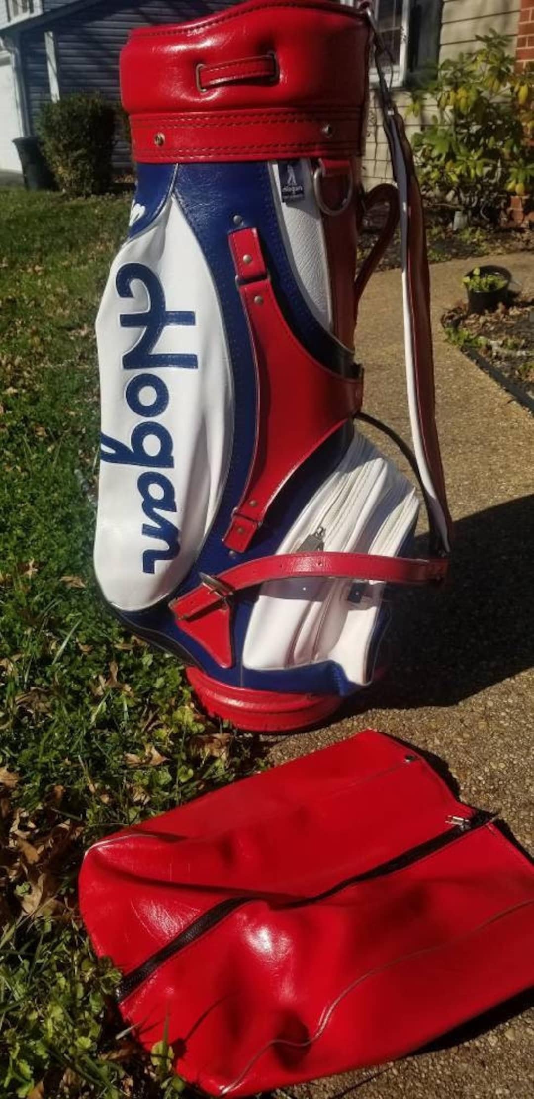 Ben Hogan ゴルフバッグ・キャディバッグ 青白赤