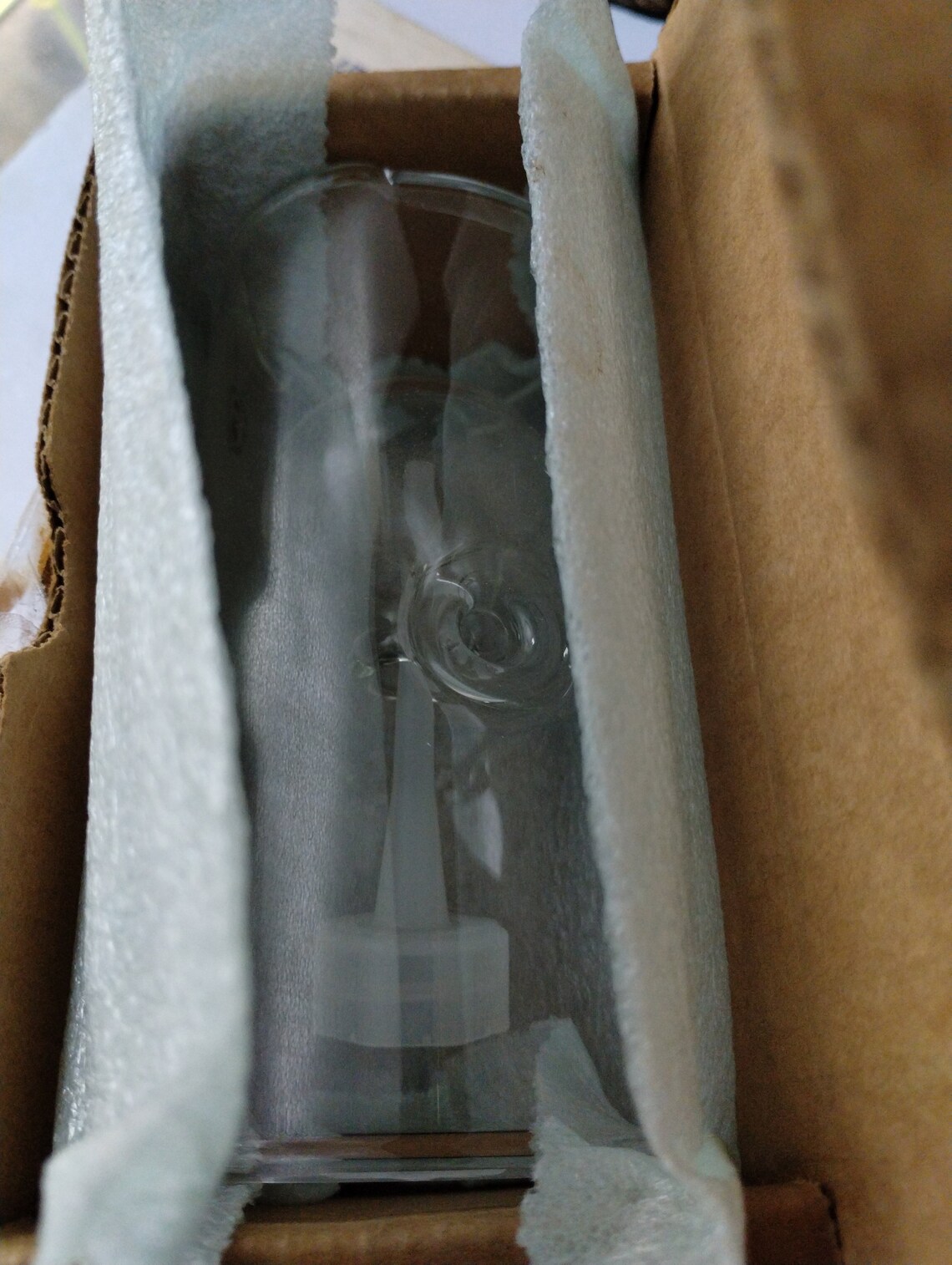 Vintage Wolford Oil Glass Lamp MCM Design Handblown Glass Etsy