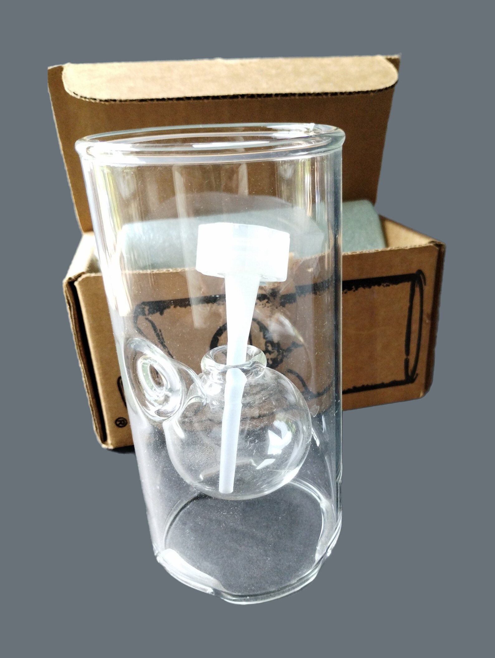 Vintage Wolford Oil Glass Lamp MCM Design Handblown Glass Etsy