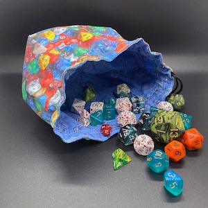 Adventuring Inventory &quot;Dice&quot; Bags Pun TTRPG Gift