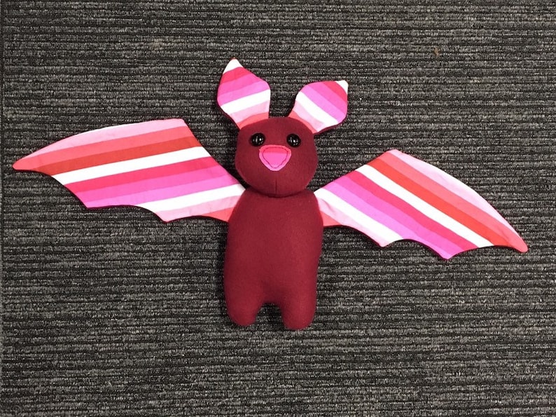 Pride Bat Plush LGBTQ Plushies - Etsy