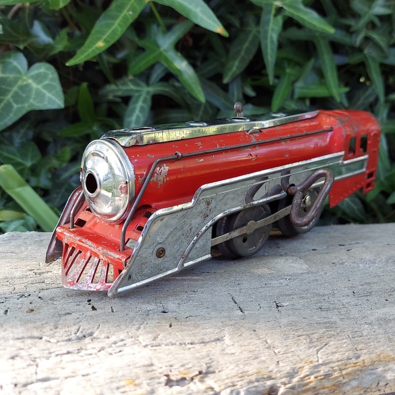 Postwar Hafner Clockwork Engine Working Vintage WindUp O Etsy