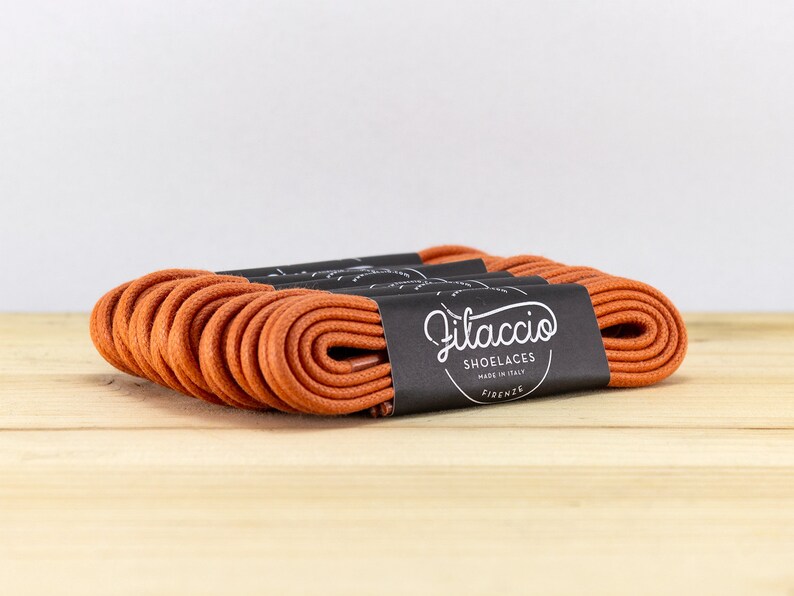 burnt orange shoe laces