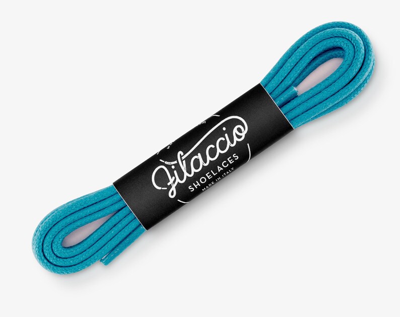turquoise boot laces