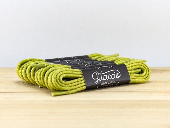 light green shoelaces