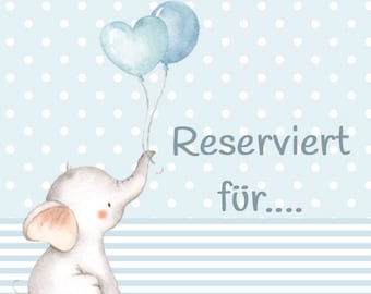 Reserviert für Fr. Gaub