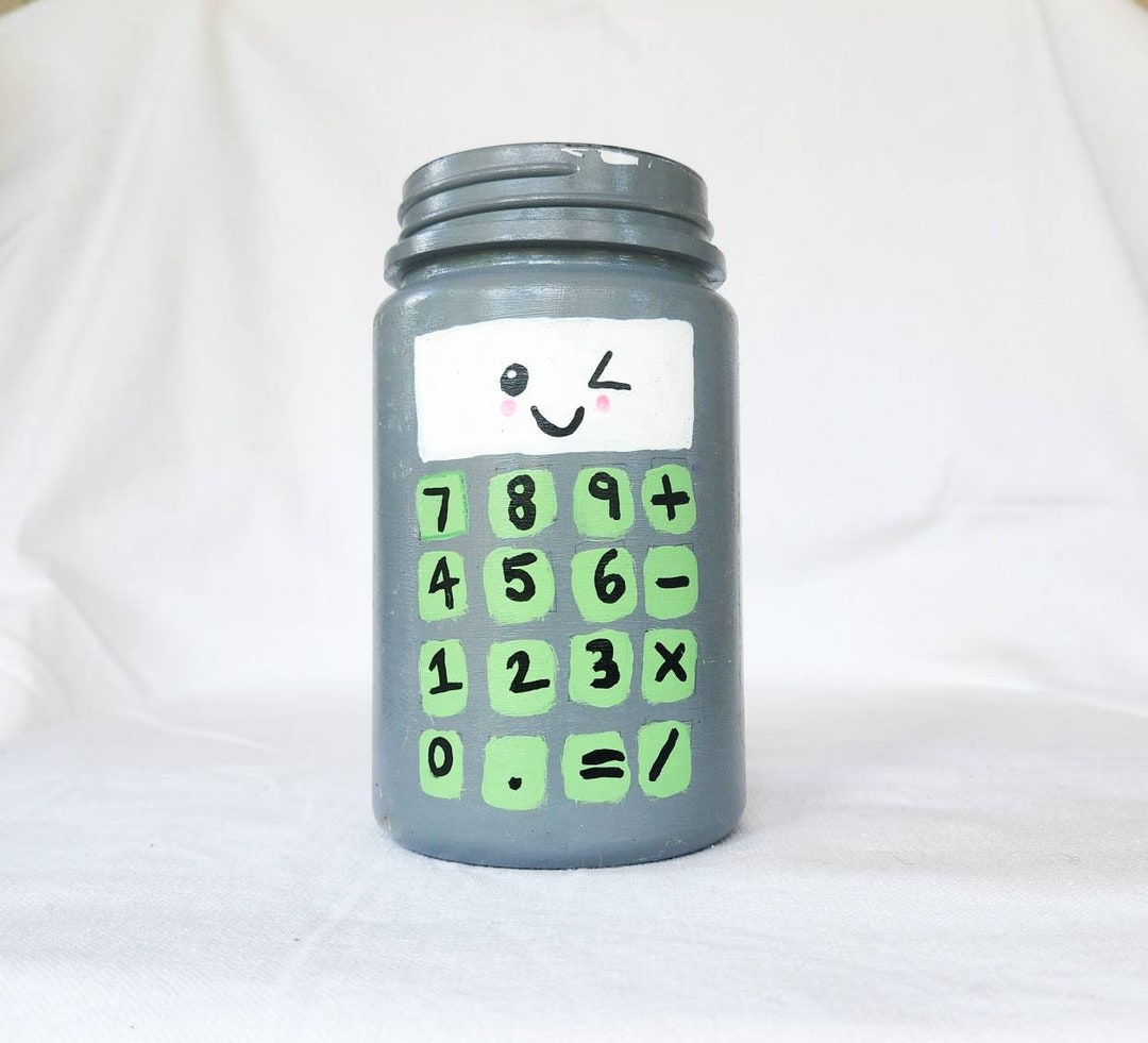 Calculator Friend Mason Jar Etsy