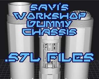 Archivos STL de chasis ficticio de Savi's Workshop (con soportes integrados)