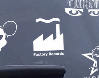 D-J Goth Industrial Punk Alternative Bands Die Cut Vinyl Decal Sticker