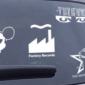 D-D Goth Industrial Punk Alternative Bands Die Cut Vinyl Decal Sticker