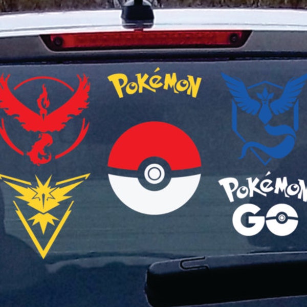 Pokemon Go Die Cut Vinyl Decal Sticker