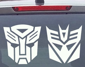 Transformers Optimus Prime, Autobot, Decepticon Die Cut Vinyl Decal Sticker