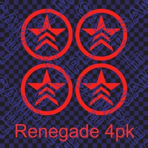 Mass Effect N7, Renegade, Paragon Die Cut Vinyl Decal Sticker 4pk Renegade 2.8"