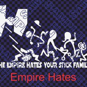 Thanos mató a la mitad de tu familia stick El Imperio odia a tu familia stick Dachshund se comió a tu familia stick imagen 4